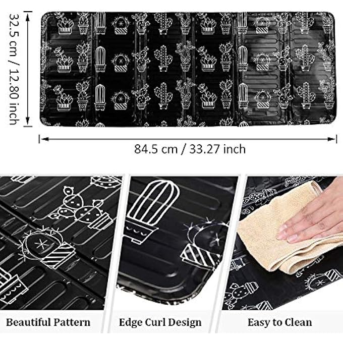 seeway 2 Pieces Anti Splatter Shield Guard Oil Splatter Screen Board Aluminum Foil Oil Block Oil Barrier For Kitchen Restaurant Use Black - Image 3