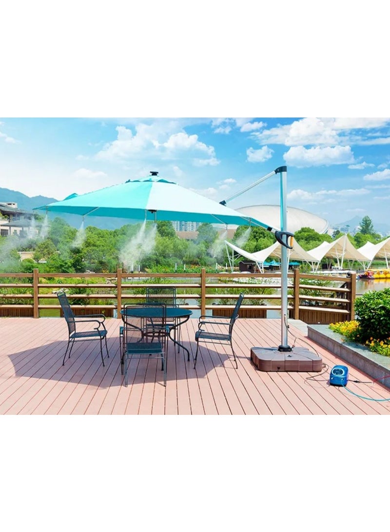 نظام آلة الضباب عالية الضغط FG-300، 220 فولت/50-60 هرتز، قابس المملكة المتحدة، 3.0 لتر/دقيقة، محرك 250 واط، 3 مكابس، مضخة 70 بار، مروحة أمامية، قابس المملكة المتحدة، 60 قطعة، نظام فوهات 0.15 مم، حامل أنابيب؛ أنبوب نايلون (60 مترًا) + مجموعة كاملة من قاطع الأنابيب، نظام مفتاح لمس للتبريد الخارجي، متوفر بألوان عشوائية. - Image 5