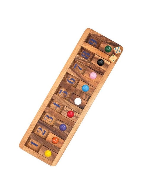 Shut The Box Board Games Wooden With Math Board Games Kids Player Wooden Box Of Brain Teaser Puzzles For Family Educational Board Games And Get Fun On Game To Teach Kids To Count On Math