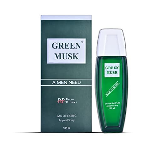 Ramco Green Musk Apparel Perfume Spray For Men, 100ml (Floral, Fresh, Green, Sweet) - Image 1