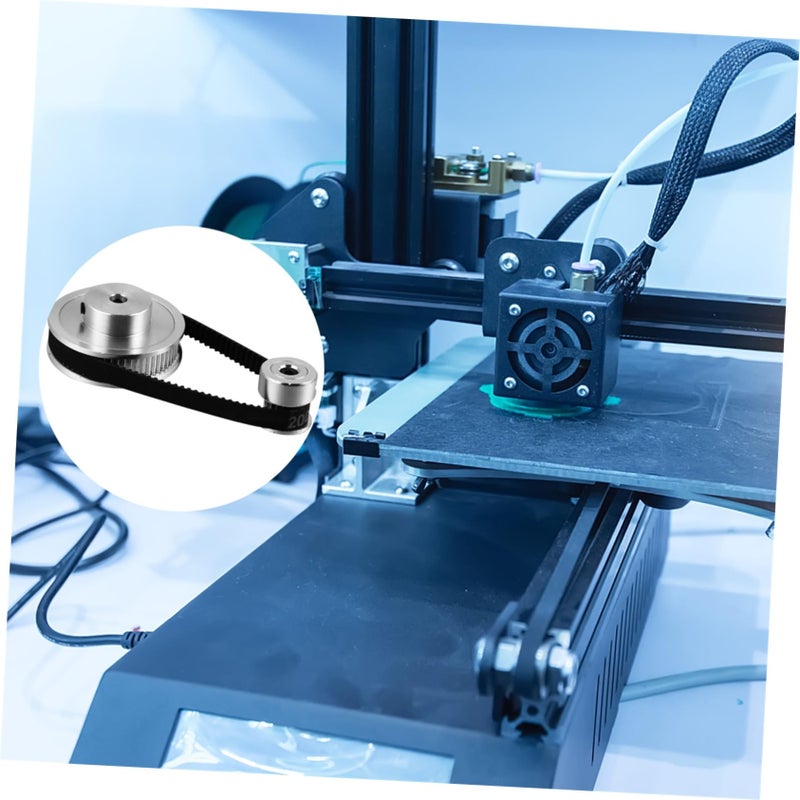Synchronous Wheel Pulley Belt Kit with Screws and Allen Wrench for Smooth Printer Installation - Image 5