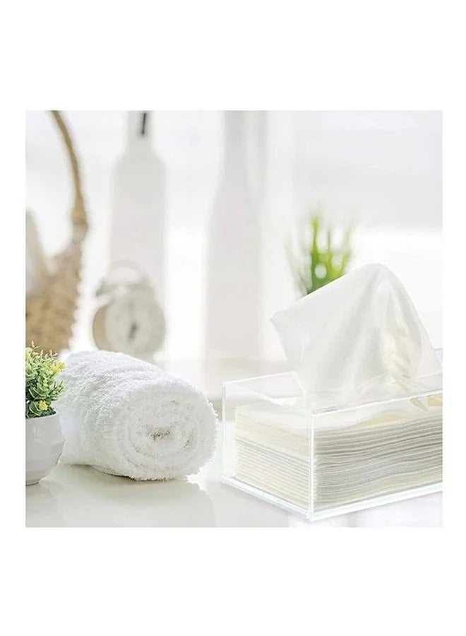 Clear Acrylic Tissue Box Clear 22.5x12x9cm - Image 3