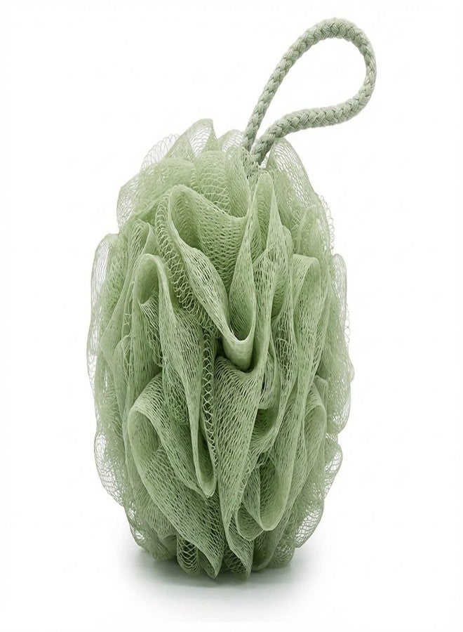 Naxura Bath Sponge Round Loofah for Women & Men | Soft Fluffy Mesh Body Scrubber with Multi-Layer Fibrous Matrix | Gentle Exfoliating Shower Puff for Dead Skin Removal | Skin-Friendly Bath Loofah for Rich Lather & Smooth Skin | Color May Vary - Image 1