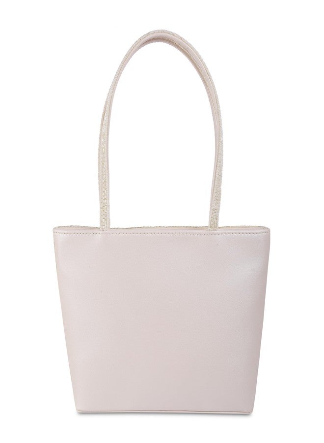 Metro Women's Off-White Synthetic Shoulder Bag For Womens(38-109) - Image 4