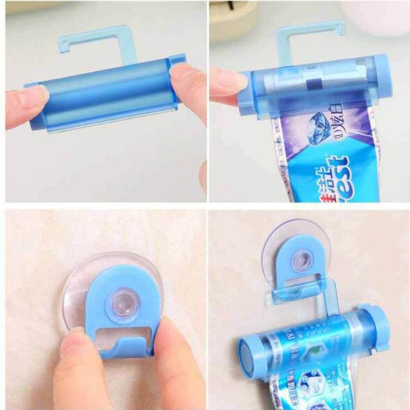 5pcs Reusable Rolling Toothpaste Squeezer Wall Mounted Toothpaste Dispenser Hanging Holder for Home Bathroom Hotel - Image 2