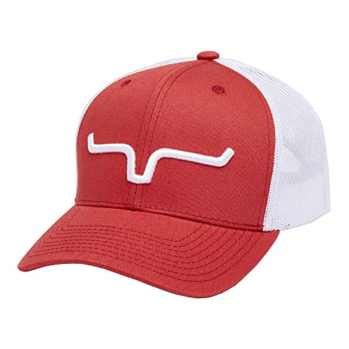 Kimes Ranch Unisex Weekly Upgrade 110 3-D Embroidered Horns Adjustable Snapback One-Size Hat Black/White - Image 2