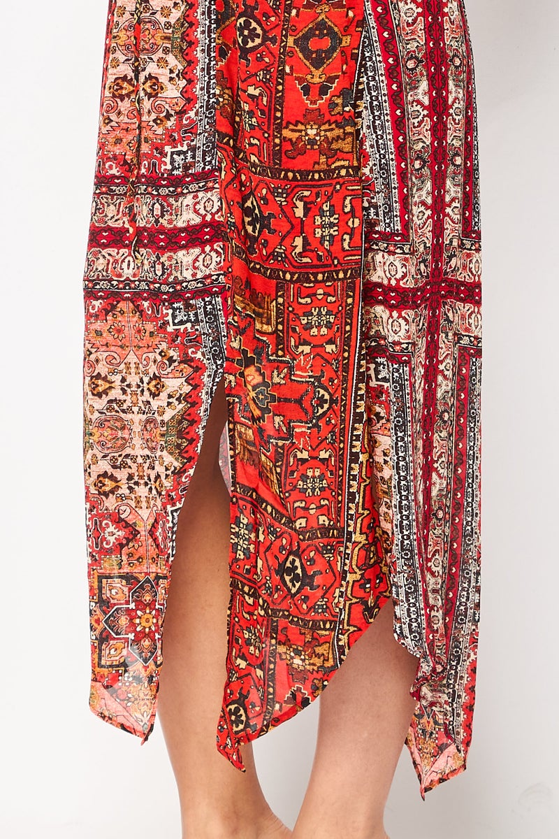 DESIGUAL Women Allover Print Maxi Dress, Multicolor - Image 4