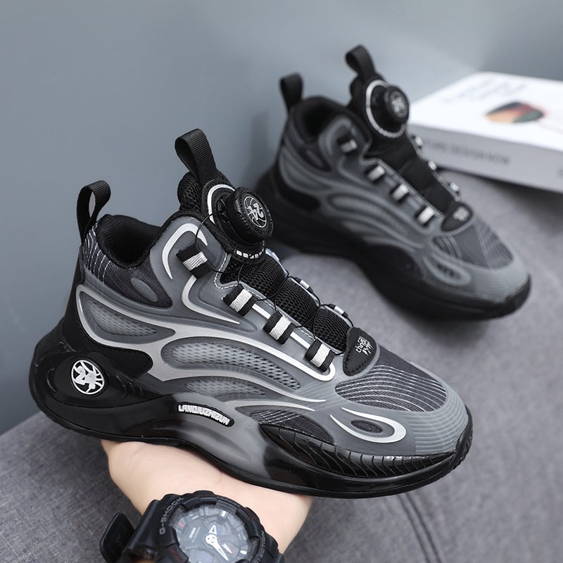 Outdoor Sportshoes Swivel Buckle Spring Boys' Sports Shoes Breathable Casual Shoes Non-Slip Factory - Image 1