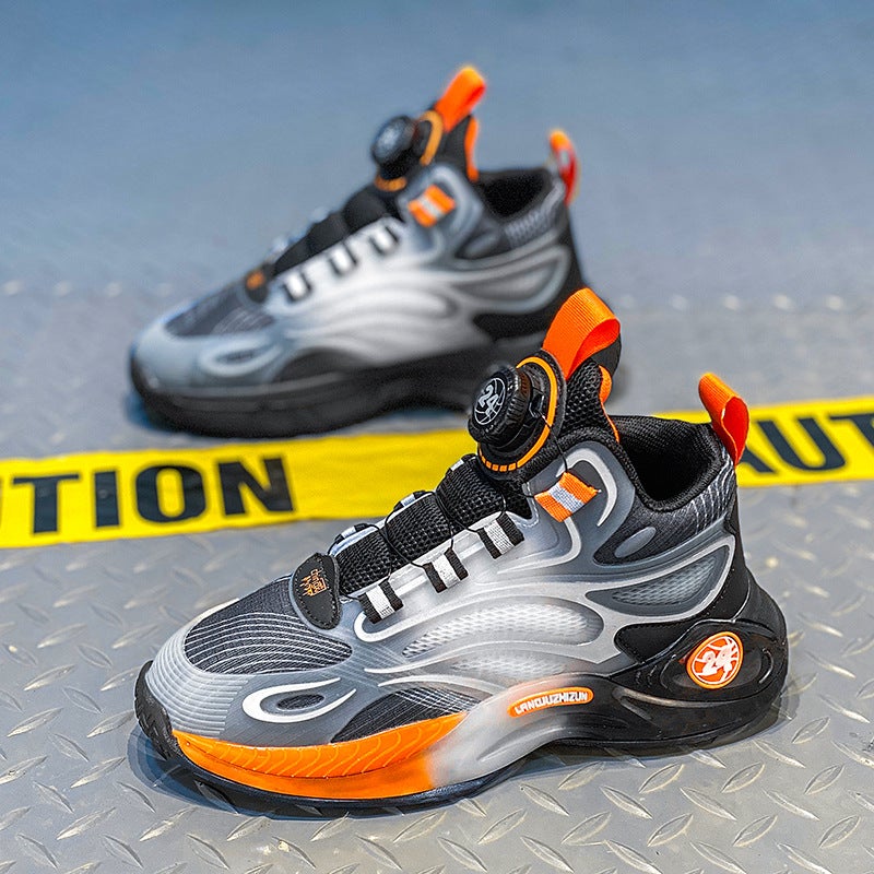 Outdoor Sportshoes Swivel Buckle Spring Boys' Sports Shoes Breathable Casual Shoes Non-Slip Factory - Image 2