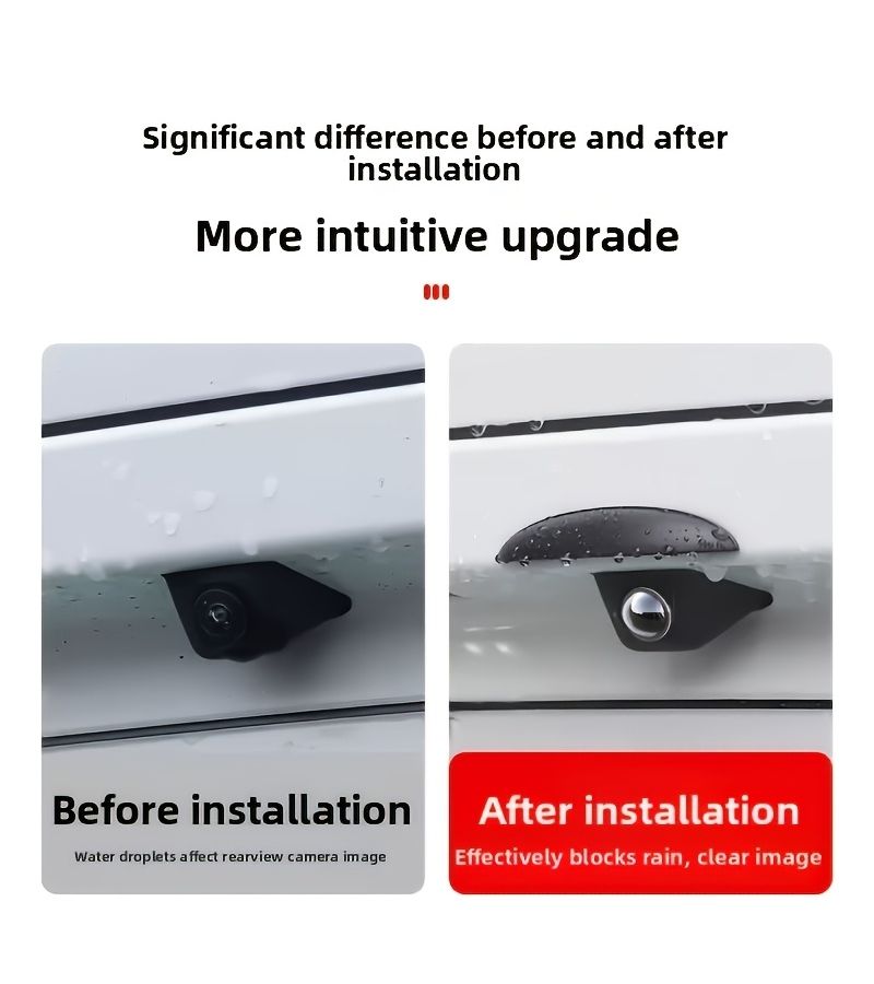 3pcs Panoramic Car Camera Protection Cover Dustproof Scratchproof Hightransparency - Image 5