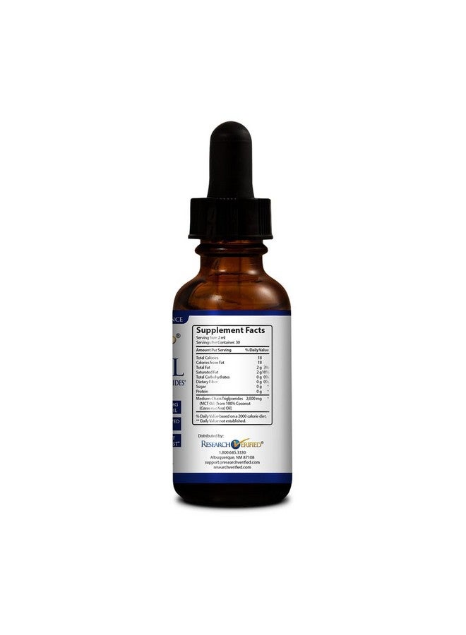 Research Verified 100% MCT Oil - 2 Fl. Oz. - 1 Bottle - Vegan Friendly - Image 3