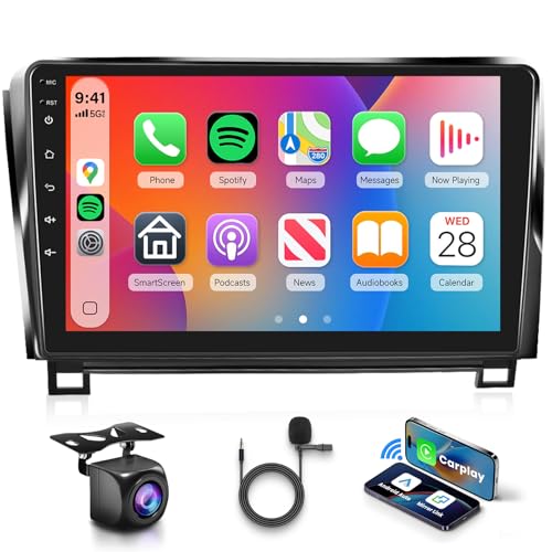 VECHTEL 2G+64G Android 15 Car Stereo for Car Radio for Toyota Tundra 2007-2013 & Toyota Sequoia 2008-2018 Wireless Carplay Android Auto, 10.1 Inch Touch Screen GPS/WiFi/Bluetooth/SWC/Backup Camera - Image 1