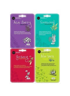 Celavi Cosmetics celavi Face Mask Set Korean Beauty Essence Facial Paper Sheet Mask Korea Skin Care Moisturizing 12 New flavors K-Beauty Skincare 12 masks in a pack Made in Korea  - Image 3