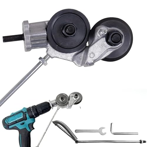 Inditrust Electric Drill Refitting Plate Shears Tool. Metal Cutter Sheet Drill Attachment. Convert Drill for Metal Cutting. Durable Sheet Metal Nibbler. - Image 1