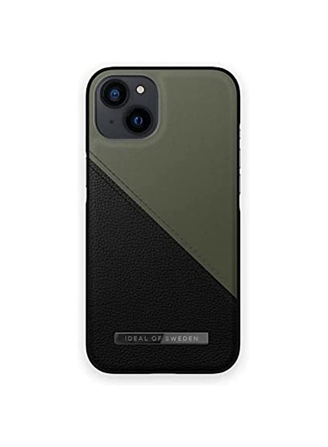 erorex Ideal of Sweden Atelier Mobile Phone Case for iPhone 13, Onyx Black/Khaki - Image 1