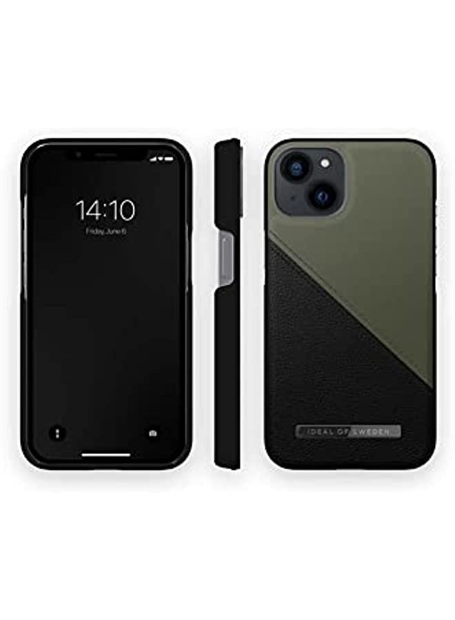 erorex Ideal of Sweden Atelier Mobile Phone Case for iPhone 13, Onyx Black/Khaki - Image 4
