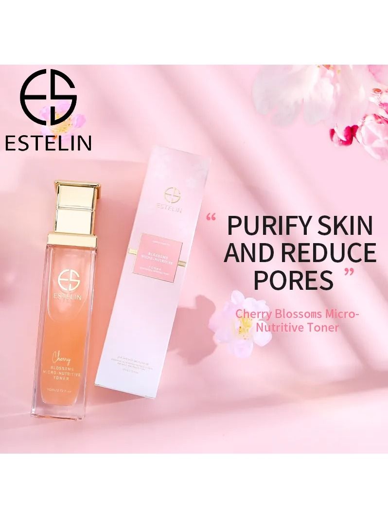 ESTELIN Cherry Blossom Micro Nutritive Toner 110ml  - Image 2