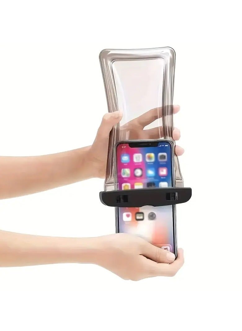 Goolsky 1pc Unisex Transparent Luminous Phone Dry Bag -, For Phones Below 15.24 Cm Perfect For Outdoor Surfing, Swimming, Diving, And Kayaking! - Image 2