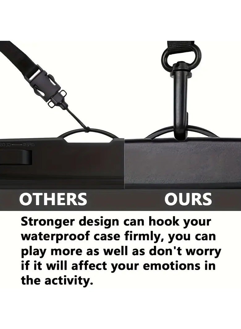 Goolsky 1pc Unisex Transparent Luminous Phone Dry Bag -, For Phones Below 15.24 Cm Perfect For Outdoor Surfing, Swimming, Diving, And Kayaking! - Image 4