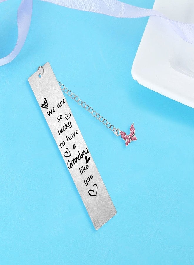 Nimteve Grandma Bookmark from Granddaughter Grandson Gift for Grandma Mother ’s Day Gifts for Grandmother Grandma Birthday Bookmark Gifts Grandma Presents - Image 3