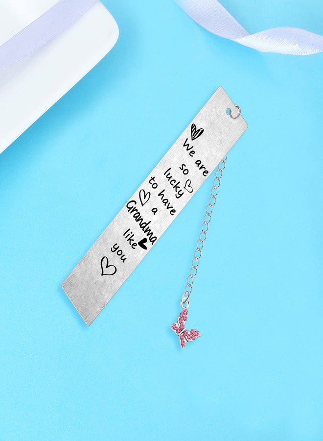 Nimteve Grandma Bookmark from Granddaughter Grandson Gift for Grandma Mother ’s Day Gifts for Grandmother Grandma Birthday Bookmark Gifts Grandma Presents - Image 2