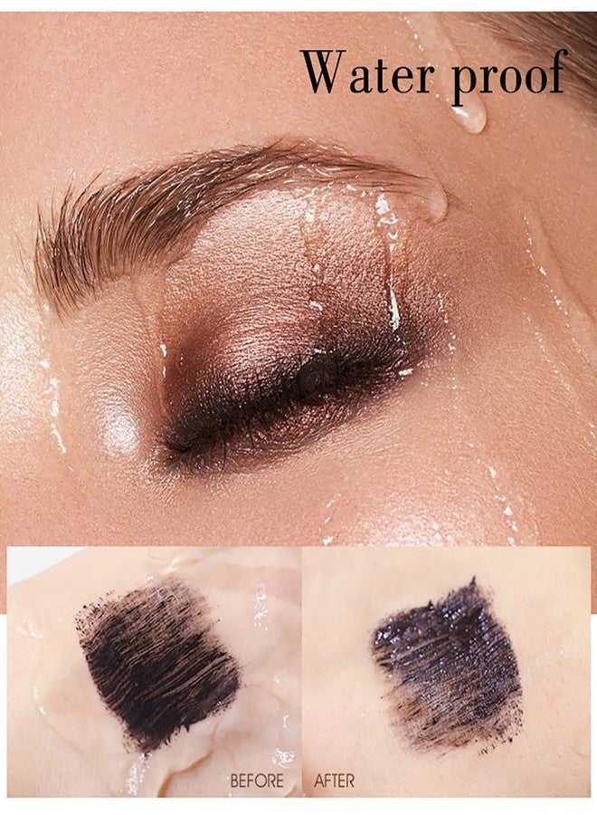 Easilydays Colored Waterproof Mascara for Eyelashes, 6 Color Colorful Mascara Long Lasting Thick Mascara Rainbow Color Fiber Charming Mascara Makeup, Cosplay Brown White Black Pink Purple Blue Eye Lashes Party Stage Use (#04 Blue) - Image 5