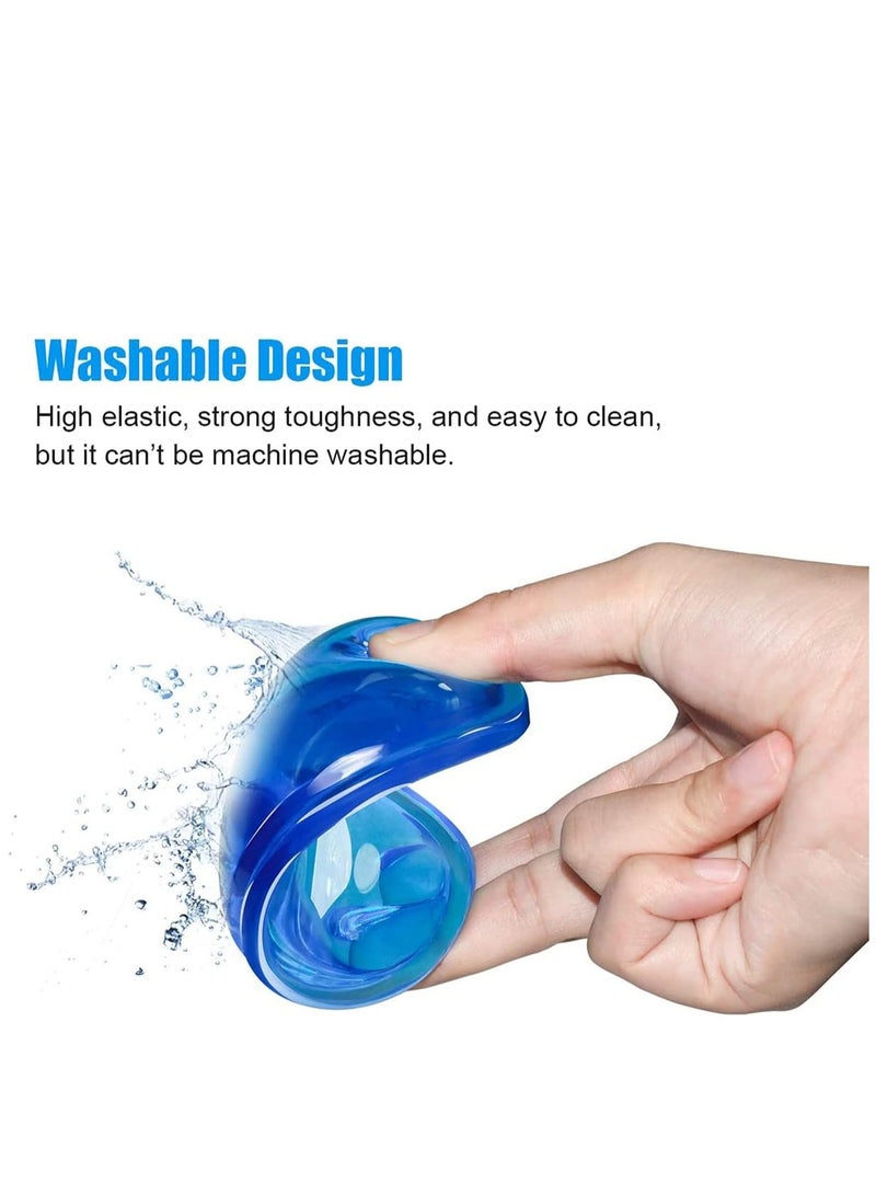Mouse Wrist Rest Pad Soft Silicone Gel Mouse Wrist Rest Pad Cool Hand Pillow Cushion, Mouse Wrist Support, Ergonomic, Heart-Shaped Translucence, Blue, 4.3 x 2.7inch, Small Size  - Image 4