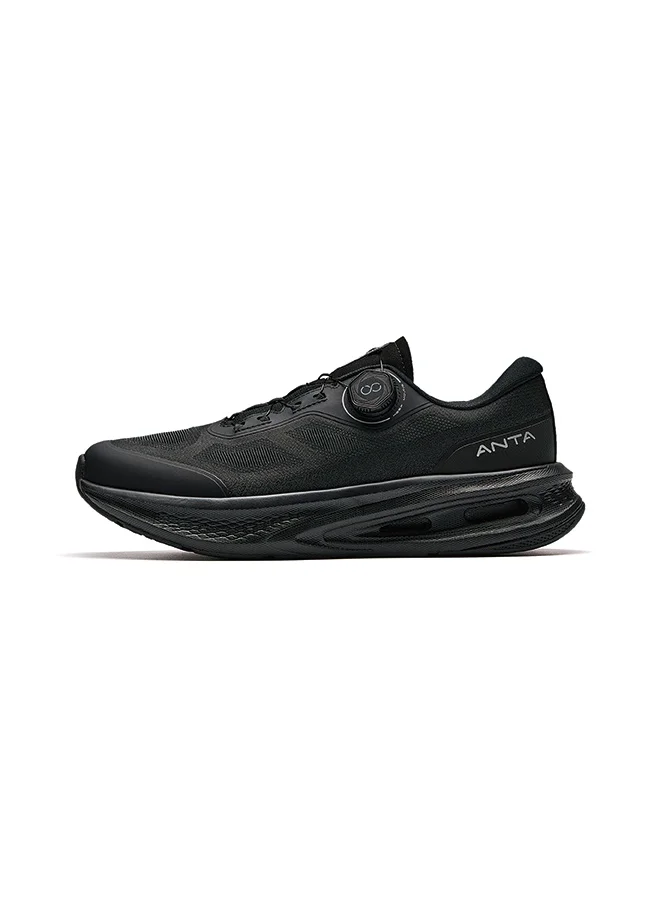 ANTA ANTA Ebuffer 11pro | Dial Fitting System men's shock absorption Commute fitness training shoes summer new arrival running sports shoes Black Shoes
