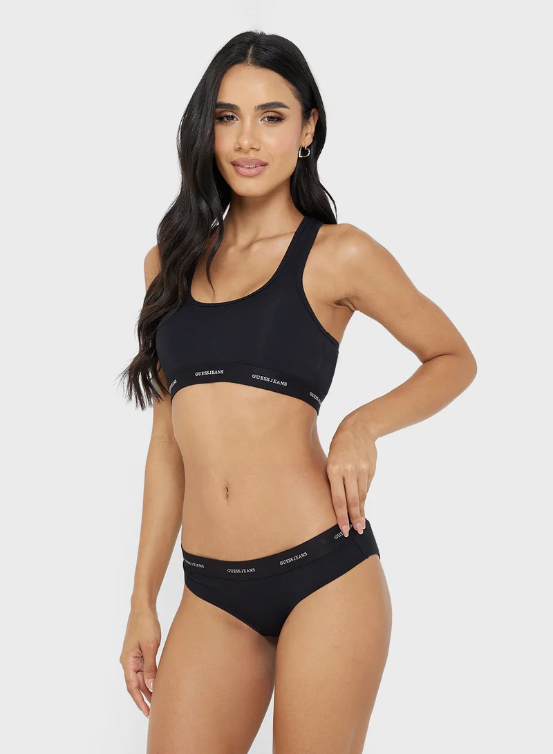Guess Jeans Logo Band Detail Bikini Brief