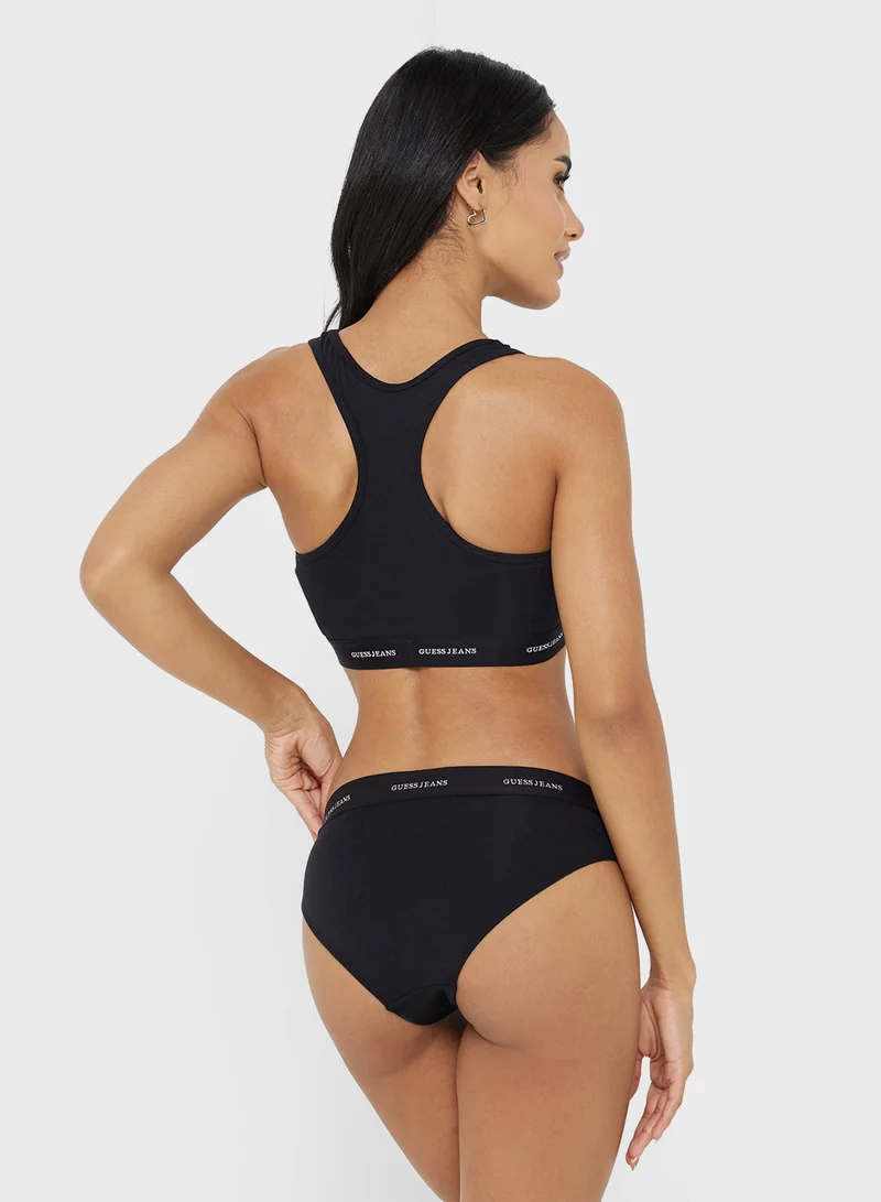 Guess Jeans Logo Band Detail Bikini Brief