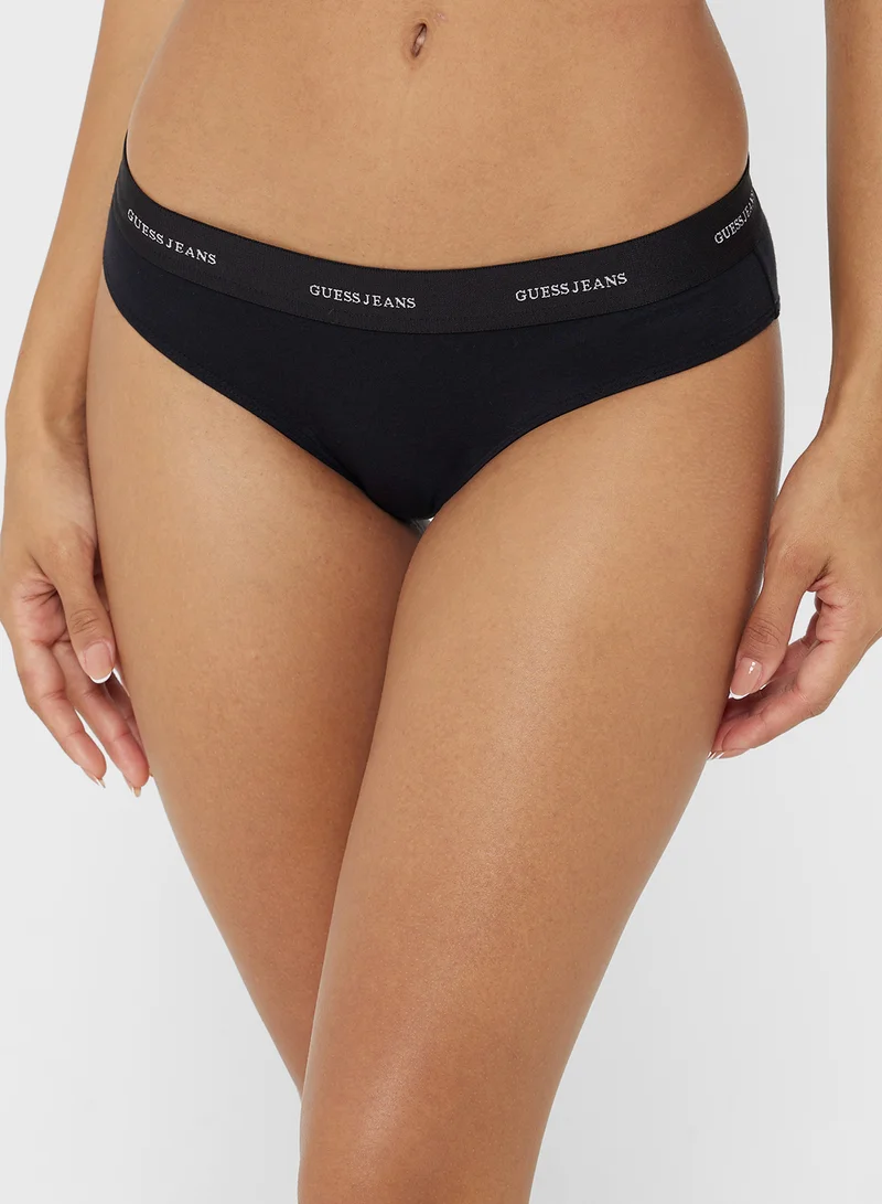 Guess Jeans Logo Band Detail Bikini Brief