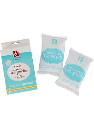 J.L. Childress Reusable Ice Packs, Perfect for Breastmilk, Baby Bottle Bags, and Lunch Bags, Food Safe, 2-Pack, 6.5" x 4.75", White - pzsku/ZD13A1A49B6CB5BA15F67Z/45/1746684180/17edbd79-0155-49c0-a208-4dd68b458e83