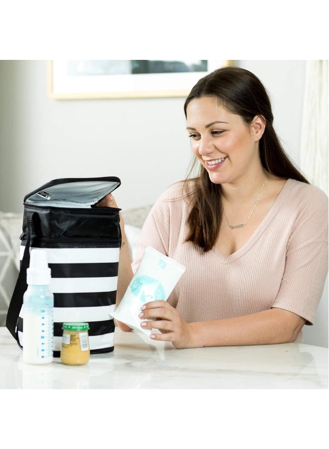 J.L. Childress J.L. Childress Reusable Ice Packs, Perfect for Breastmilk, Baby Bottle Bags, and Lunch Bags, Food Safe, 2-Pack, 6.5" x 4.75", White  - Image 4