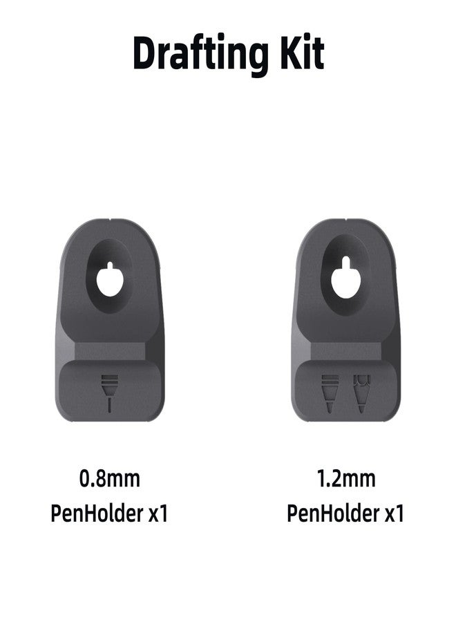 HOZO NeoDrafting Kit, Modular Accessory Compatible with NeoRuler, Including 2 Different Size Penholders-0.8mm and 1.2mm, for Precision Drafting and Drawing - Image 2