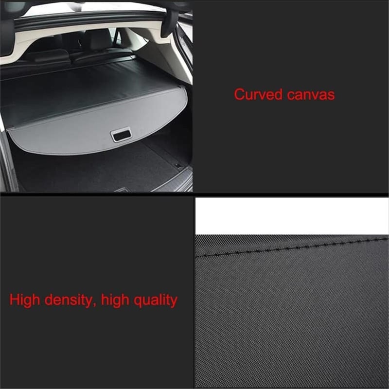 QASULER Retractable Rear Trunk Cargo Cover for Edge 2015-2019 - Image 4