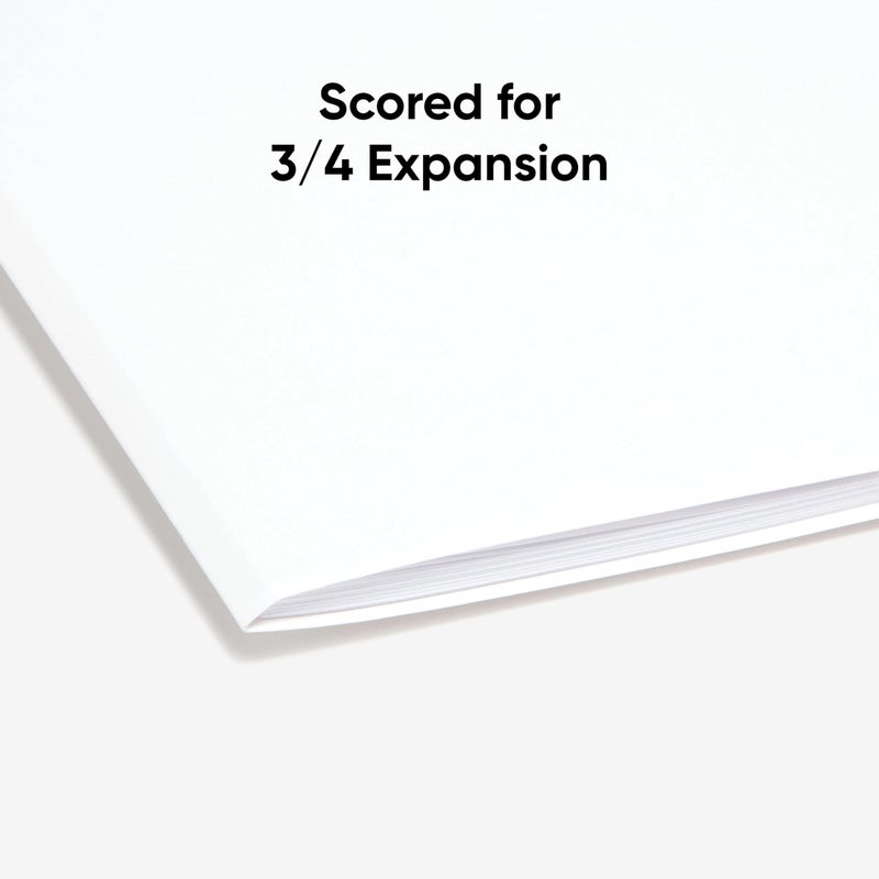 Smead Colored File Folder, 1/3-Cut Tab, Letter Size, White, 100 per Box (12843) - Image 5