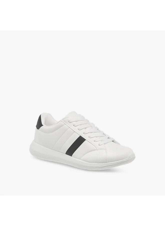 LBL by Shoexpress Men's Stripe Detail Lace-Up Sneakers