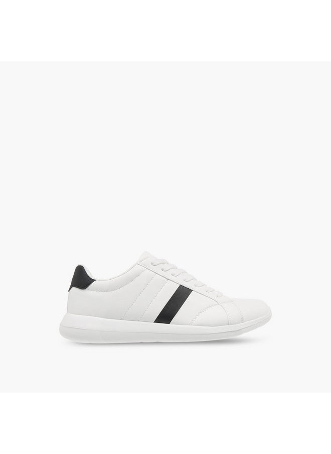 LBL by Shoexpress Men's Stripe Detail Lace-Up Sneakers  - Image 3