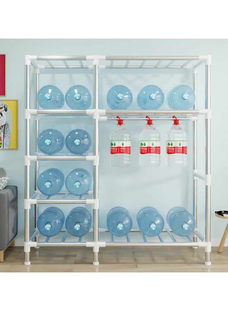 Portable Clothing Wardrobe With Storage Cupboard Organiser 165*170*45  - Image 3