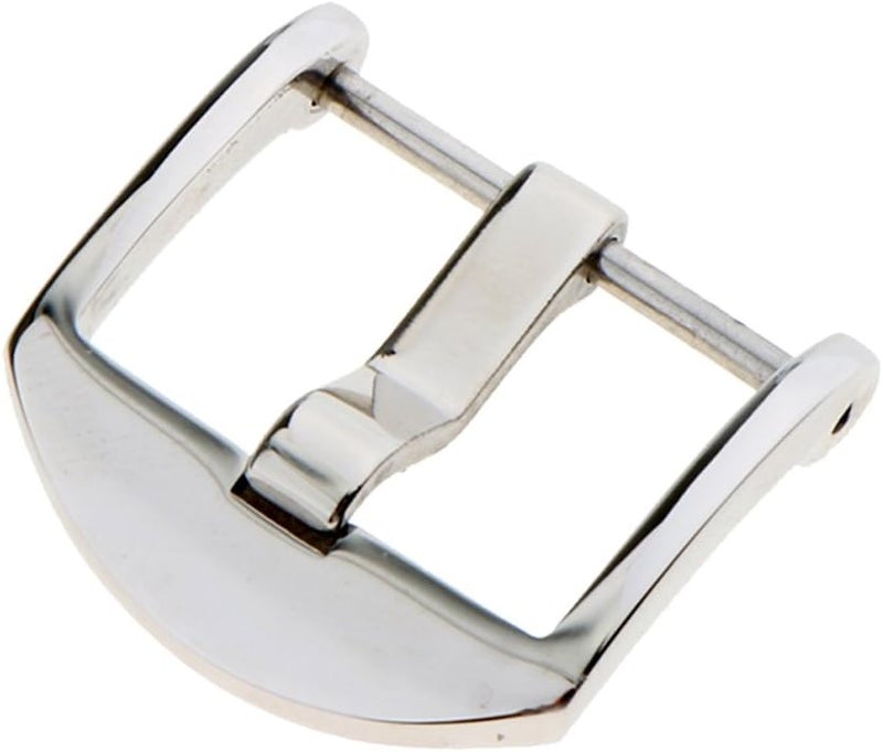 klarako 20mm 22mm Polished Stainless Steel Watch Strap Buckle Pin Parts with Spring Bar klarako22mm - Image 1
