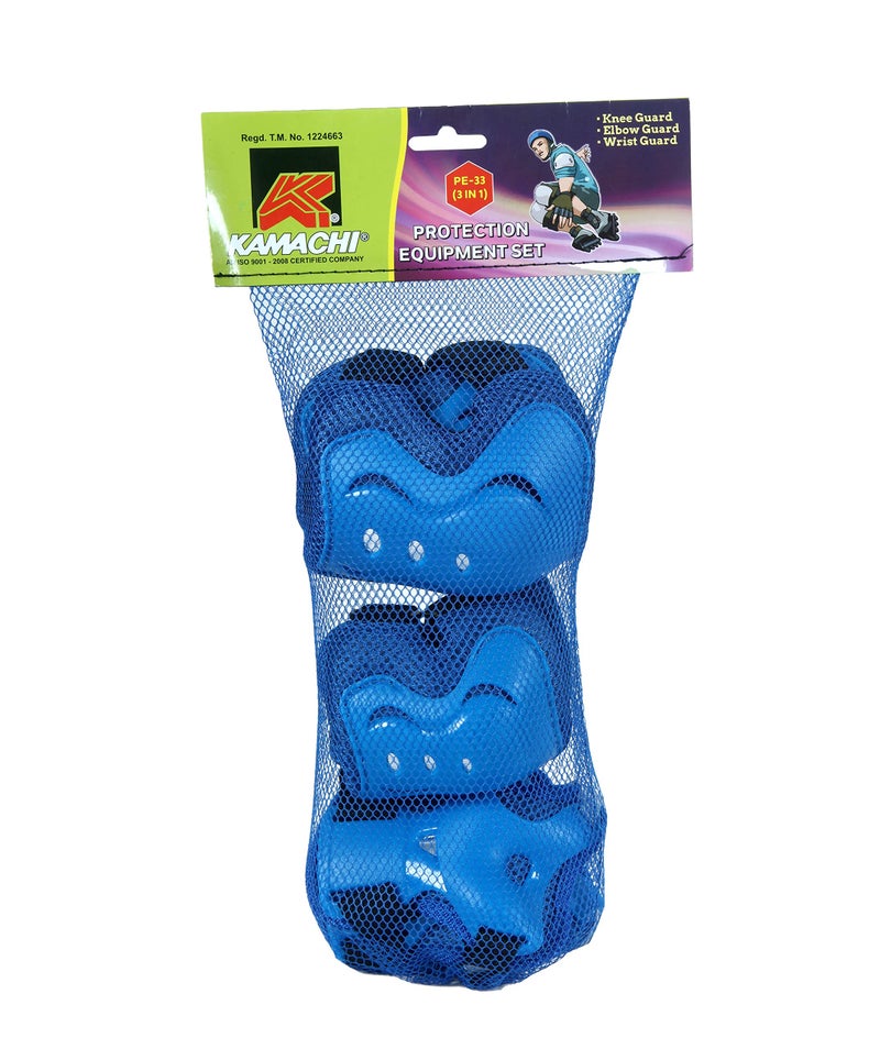 Kamachi PE-33 (10MM Thickness) 3-in-1 Protection Equipment Set; Protective kit; Skating Kit; Cycling Kit - Image 1