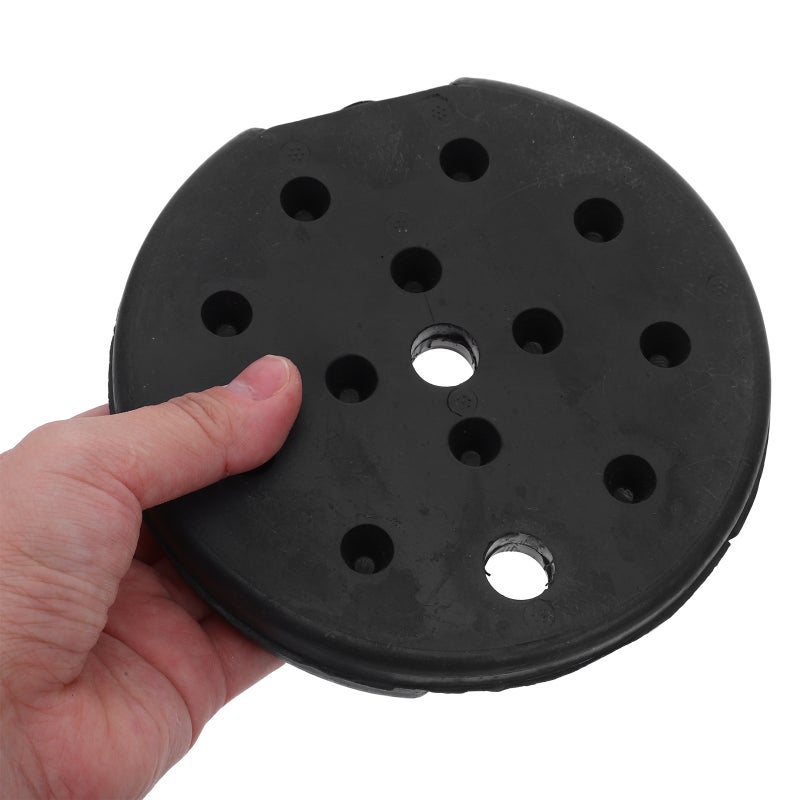 4Pcs Weighted Floor Lamp Base Counterweight in Black Plastic for Enhanced Stability and Rust Resistance - Image 4