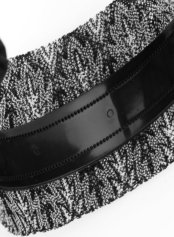 ACO-UINT Gray Headband for Women, Boho Wide Headbands Thick Headbands with Teeth, Large Head Bands for Women's Hair Turban Hairbands Hair Accessories for Women - Image 5