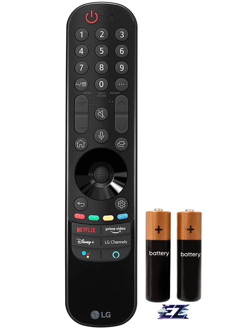 ELTRAZONE Replacement Magic Bluetooth Remote Control with Microphone for LG TVs (MR21GA) with battery - Image 1