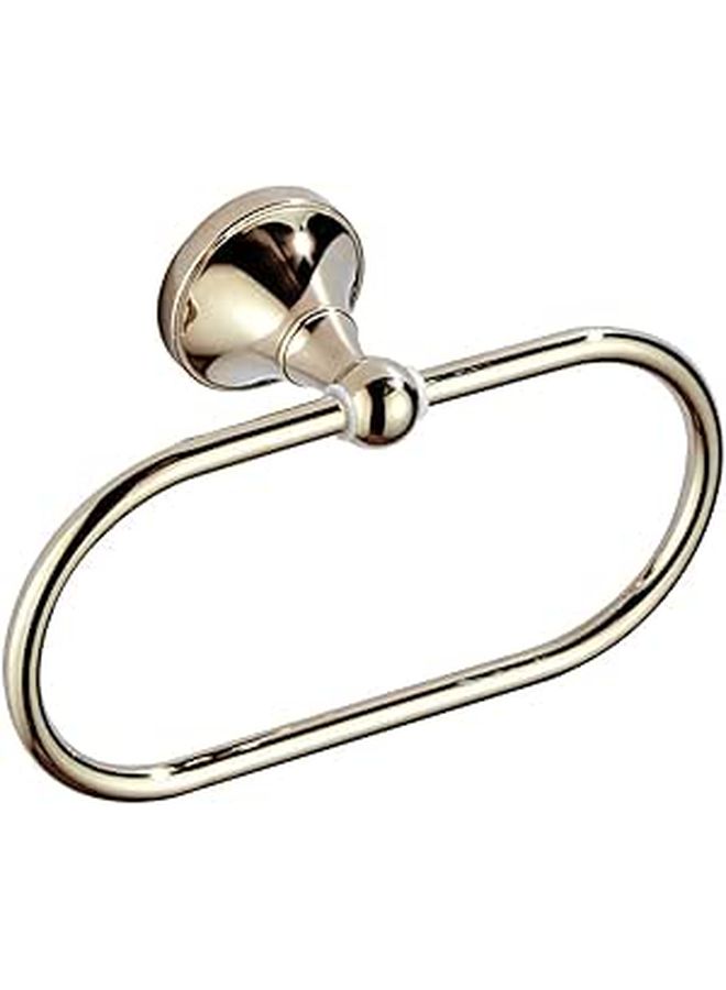Baluue Wall Mounted Bathroom Towel Ring Durable Easy Install - Image 1
