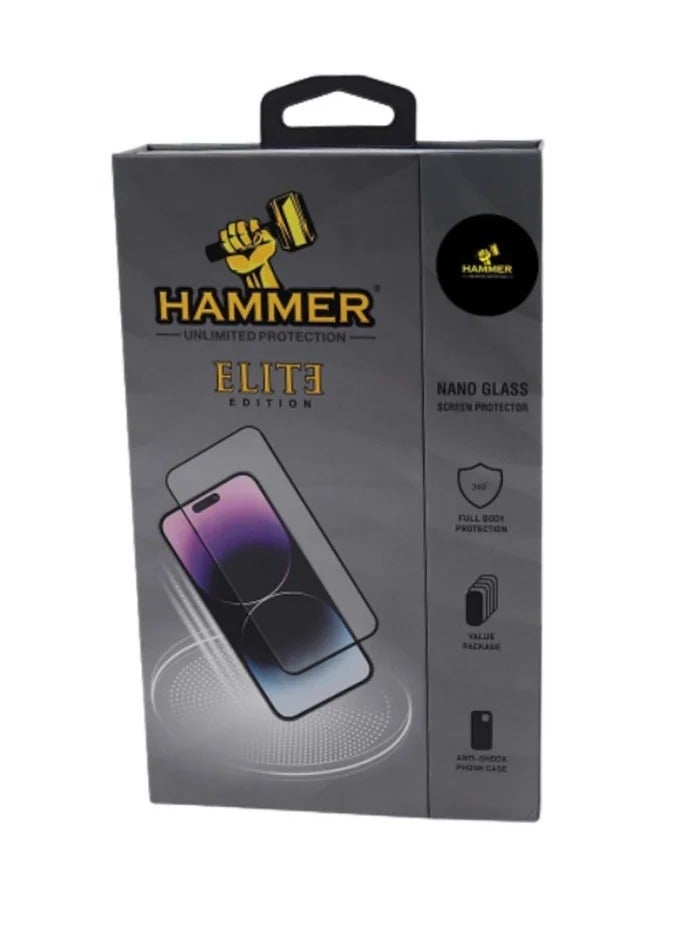 هامر بكج همر للآيفون 14 عادي الشفاف لحماية كاملة 14 في 1 وجمالية للآيفون 14 بأقصى أمان وأناقة - Image 3