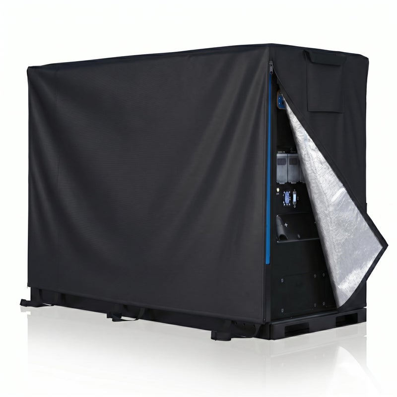 Wulbesin Engine Driven Welder Cover Heavy Duty 1000D Waterproof 63x28x37 Welding Machine Cover with Zipper Breathable Vents Fits Lincoln Miller Hobart 400600 Pro Arc Welders - Image 2
