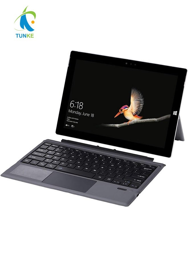 TUNKE Arabic Bluetooth Keyboard with Large Touchpad for Surface Pro 3/4/5/6/7, Wireless - Image 1