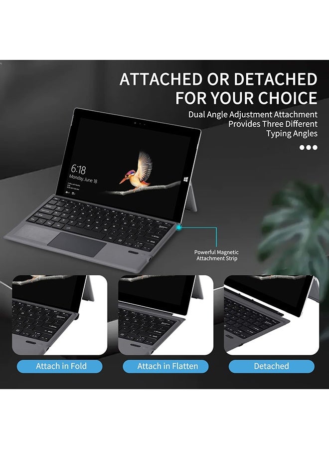 TUNKE Arabic Bluetooth Keyboard with Large Touchpad for Surface Pro 3/4/5/6/7, Wireless - Image 5