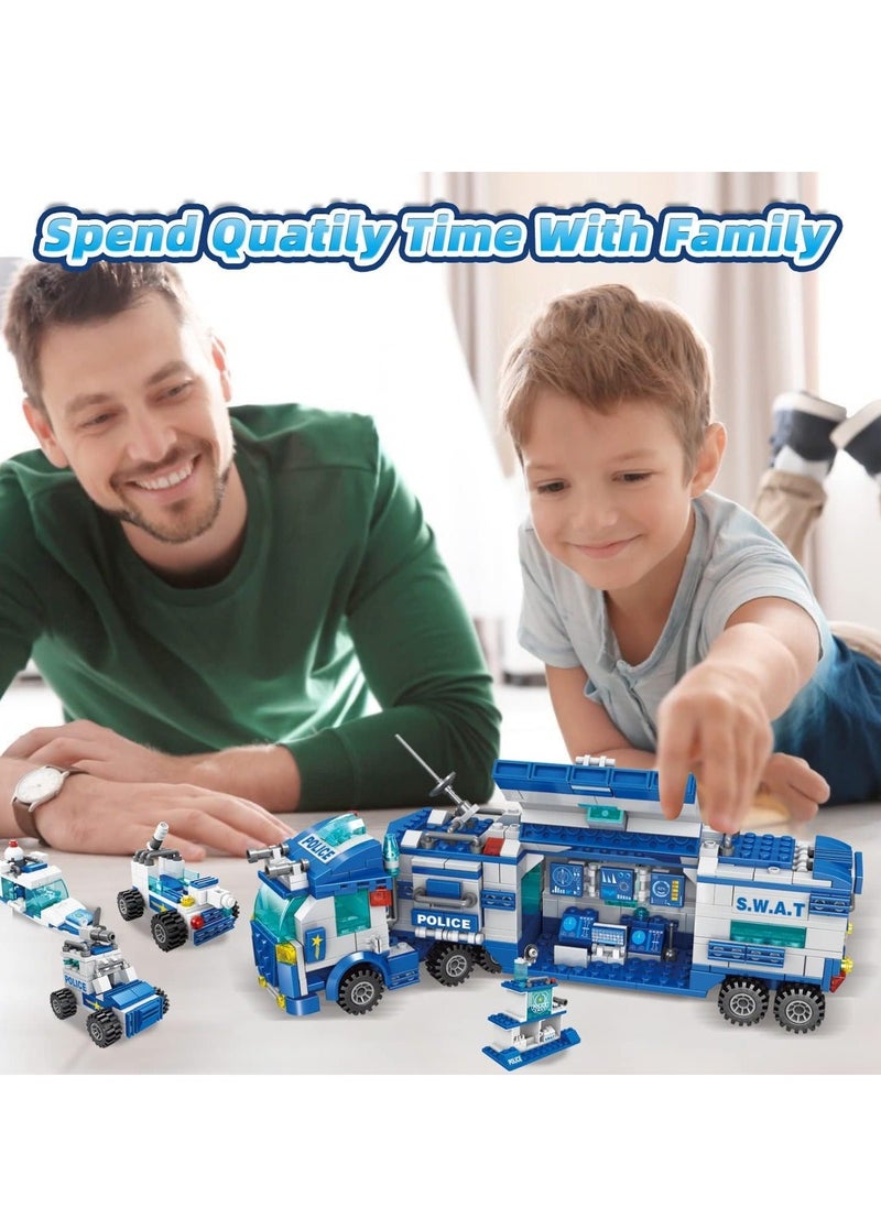 Generic - STEM Building Toys for Boys Age 8-12, Erector Set Building Blocks for 6-8 Year Old Boys, Educational Build a Robot Truck Kit Compatible with Major Brands for 6 7 8 9 10 12 yl (700Pcs 51 modles) - Image 1